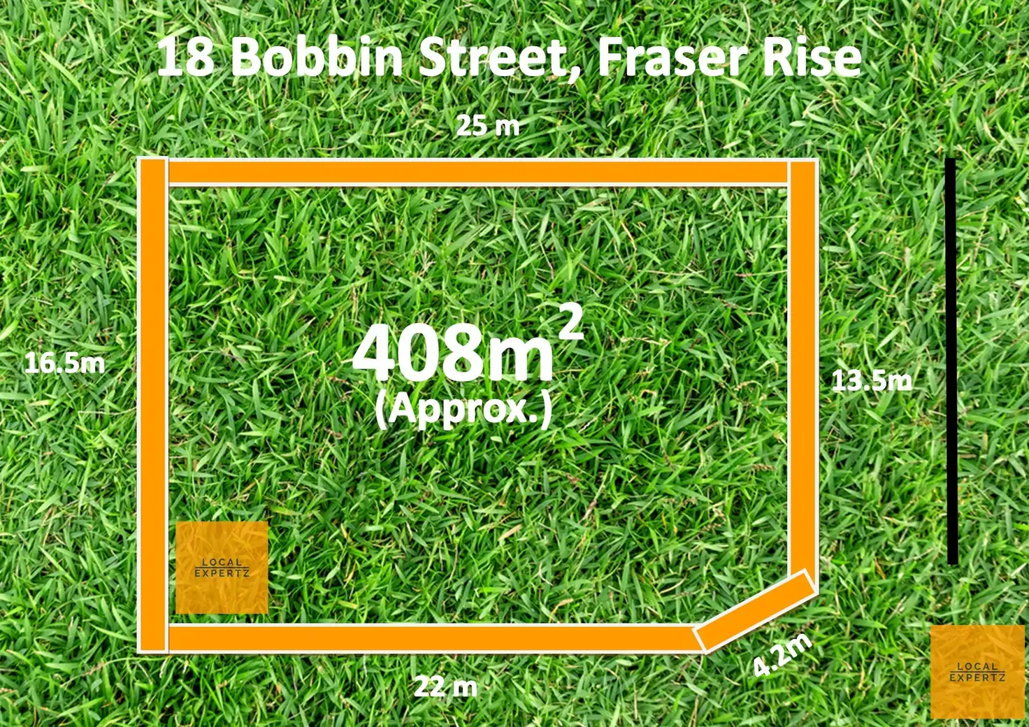 Main view of Homely land listing, 18 Bobbin Street, Fraser Rise VIC 3336