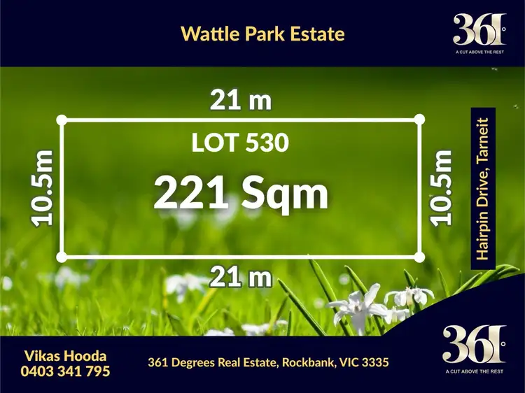 Main view of Homely land listing, LOT 530, 11 Hairpin Drive, Tarneit VIC 3029