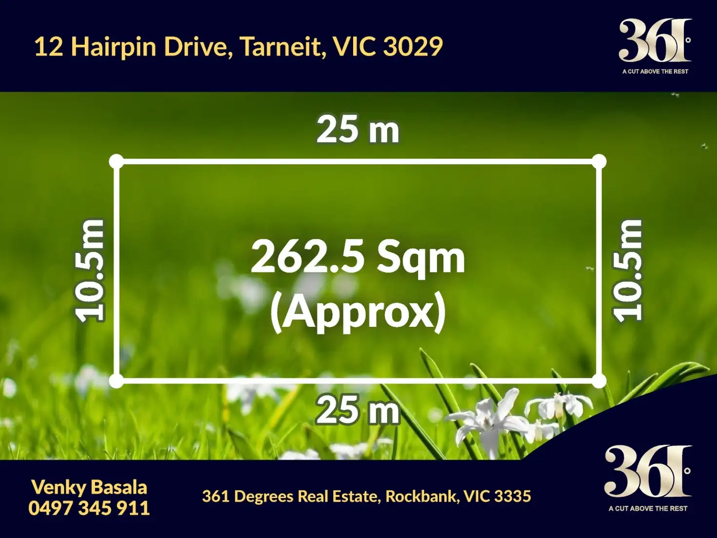 Main view of Homely land listing, LOT 539, 12 Hairpin Drive, Tarneit VIC 3029