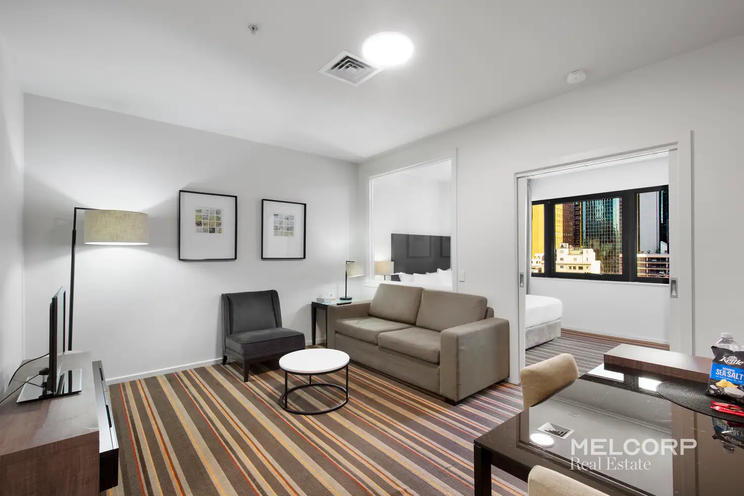 Main view of Homely apartment listing, 1015/250 Elizabeth Street, Melbourne VIC 3000