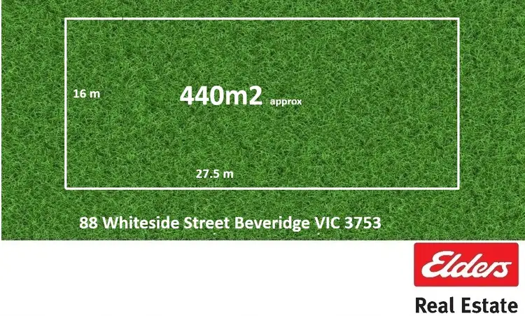 Main view of Homely land listing, 88 Whiteside Street, Beveridge VIC 3753