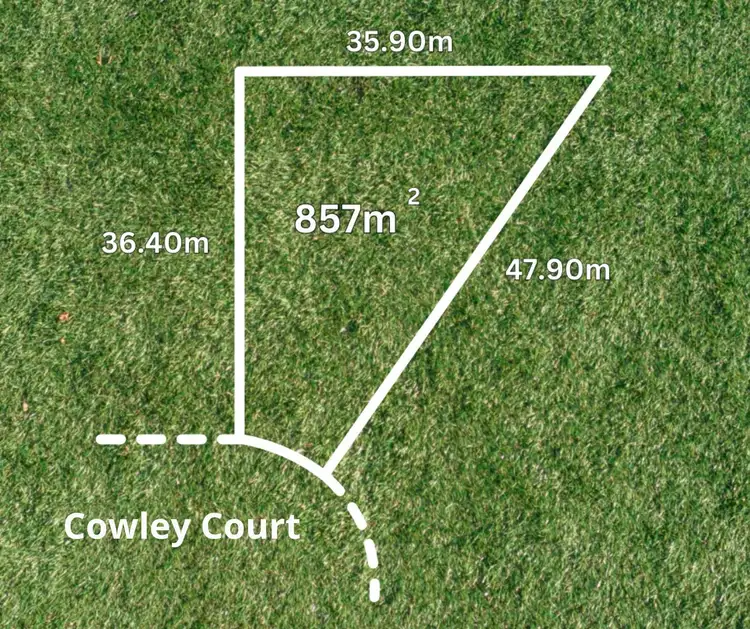 Fifth view of Homely land listing, 8 Cowley Court, Canadian VIC 3350
