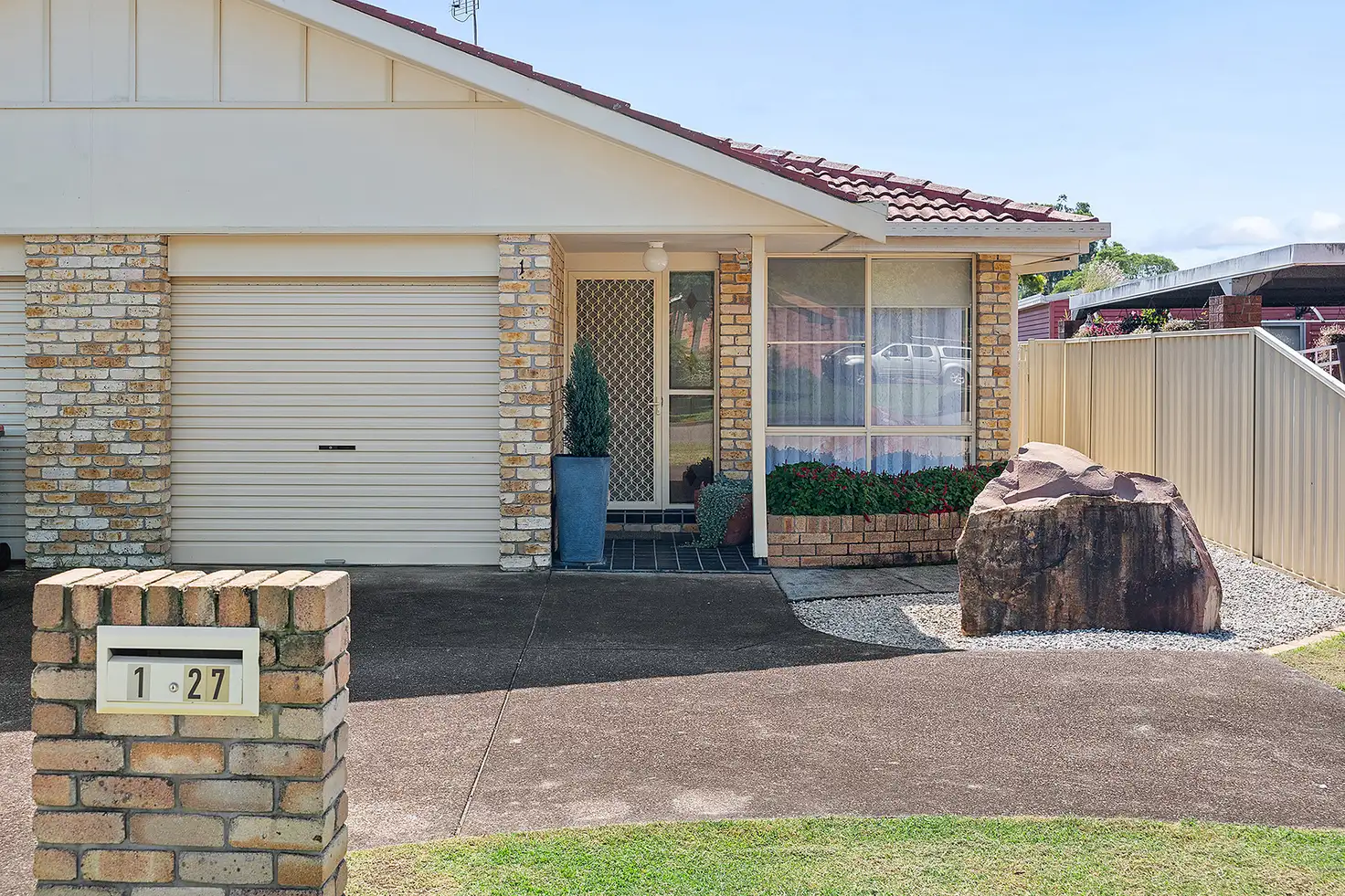 Main view of Homely semi-detached listing, 1/27 Elwin Road, Raymond Terrace NSW 2324