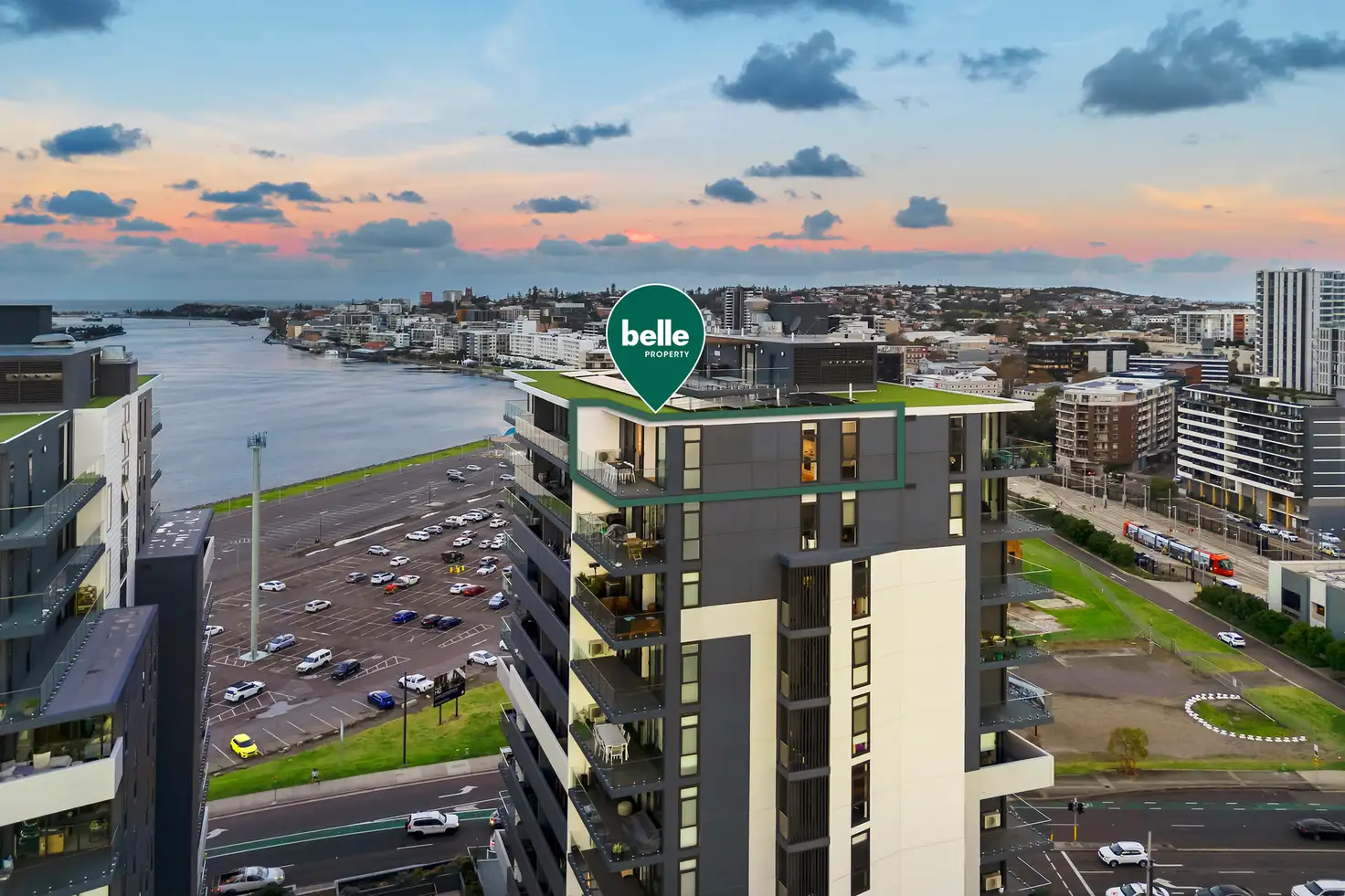 Main view of Homely apartment listing, 1406/11 Dangar Street, Wickham NSW 2293