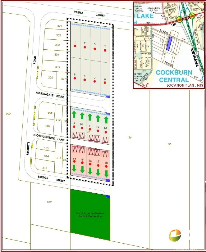 Second view of Homely land listing, 34 Verna Court, Cockburn Central WA 6164