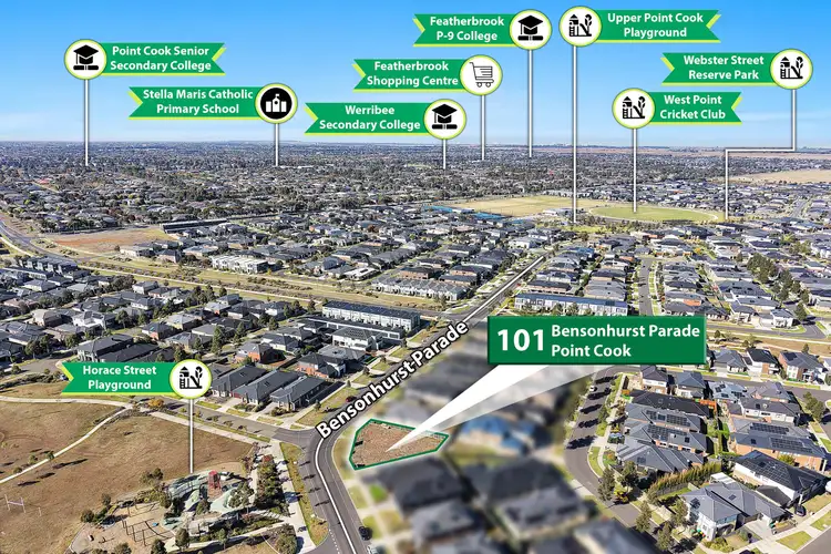 Third view of Homely land listing, 101 Bensonhurst Parade, Point Cook VIC 3030