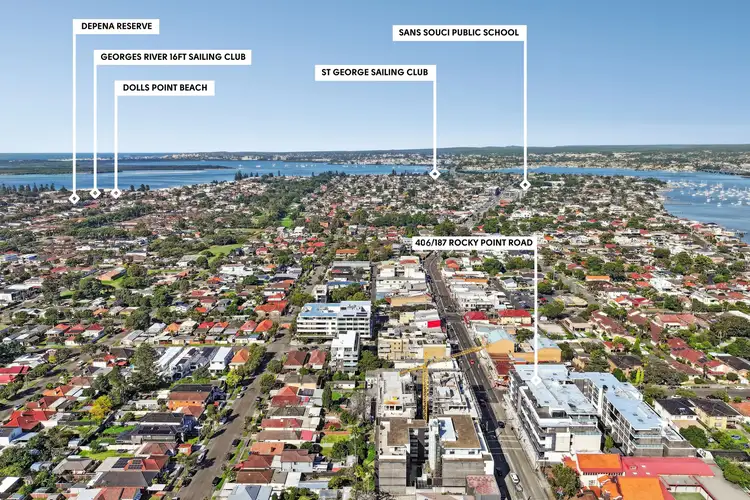 Third view of Homely unit listing, 406/187 Rocky Point Road, Ramsgate NSW 2217