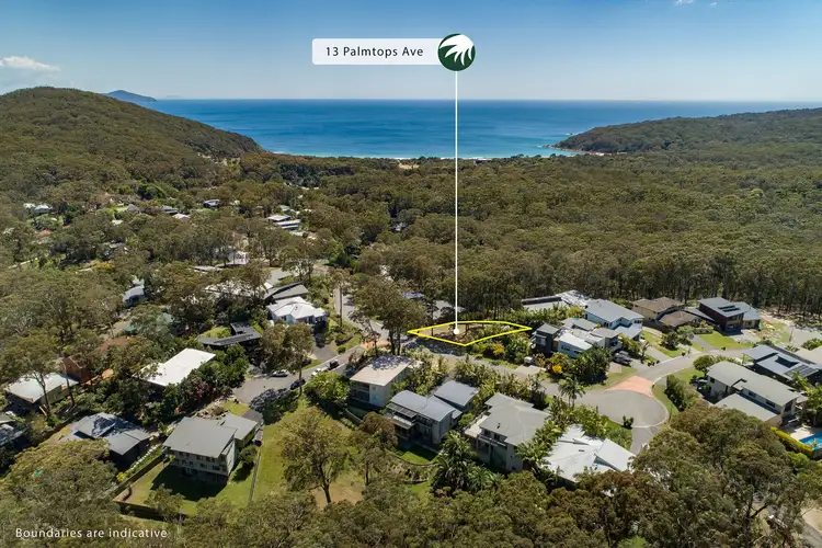 Main view of Homely land listing, 13 Palmtops Avenue, Elizabeth Beach NSW 2428