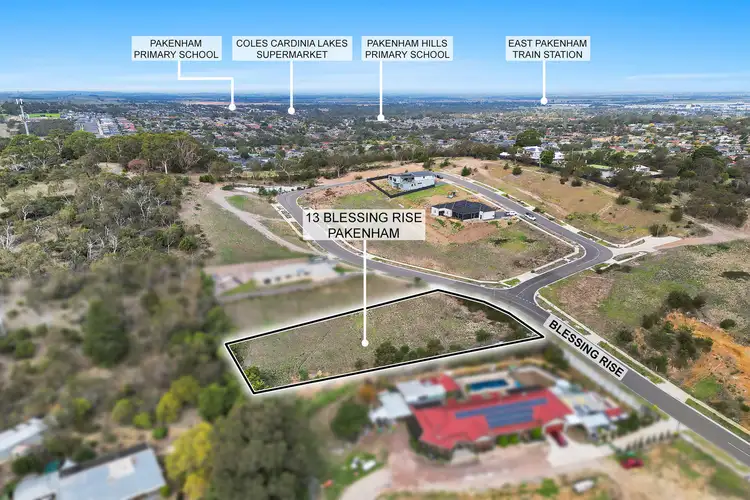 Second view of Homely land listing, 13 Blessing Rise, Pakenham VIC 3810