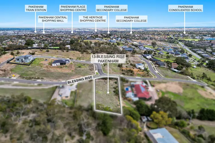 Third view of Homely land listing, 13 Blessing Rise, Pakenham VIC 3810