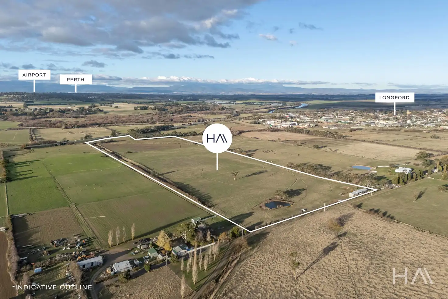 Main view of Homely land listing, 2128 Bishopsbourne Road, Longford TAS 7301