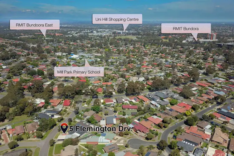 Fifth view of Homely house listing, 5 Flemington Drive, Mill Park VIC 3082