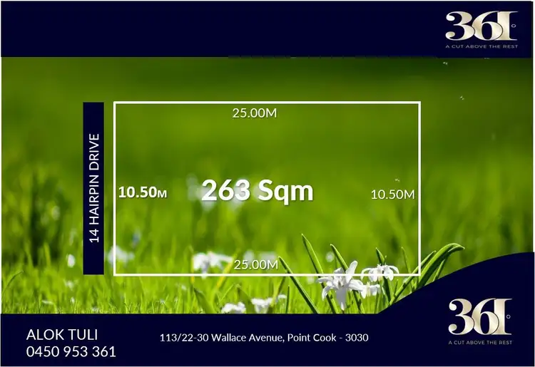 Main view of Homely land listing, 14 Hairpin Drive, Tarneit VIC 3029