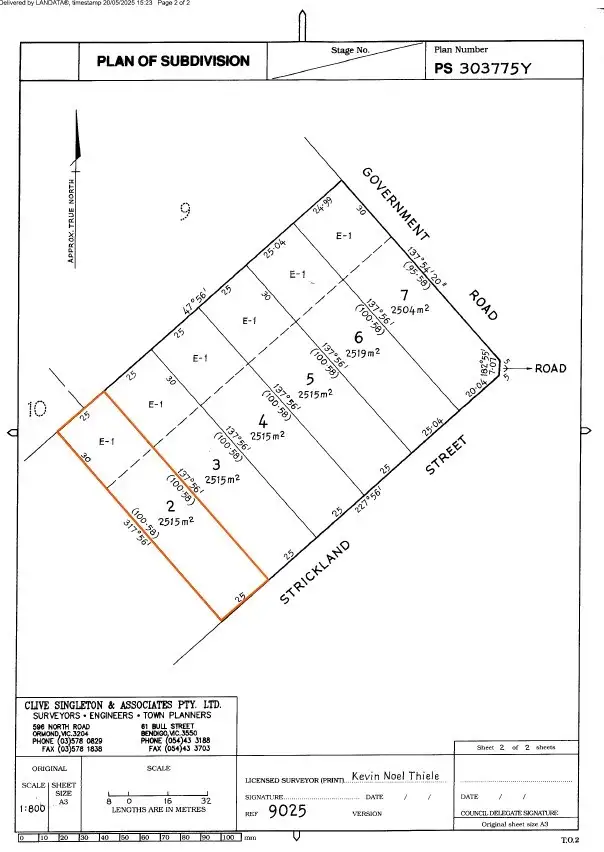 Third view of Homely land listing, 50 Strickland Street, Ascot VIC 3551