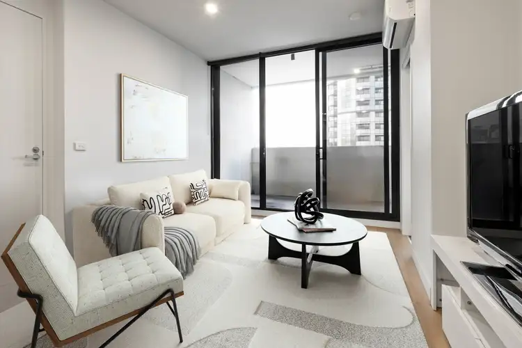 Second view of Homely apartment listing, 806/89 Gladstone Street, South Melbourne VIC 3205