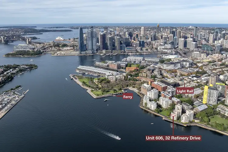 Fifth view of Homely apartment listing, 606/32 Refinery Drive, Pyrmont NSW 2009