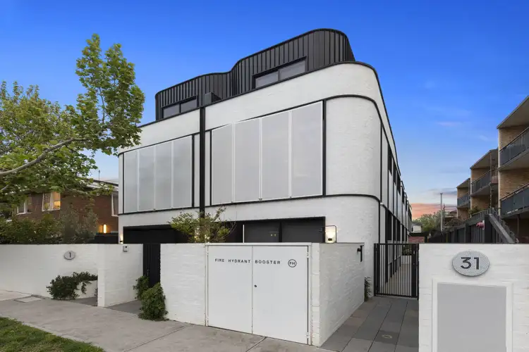 Main view of Homely townhouse listing, 7/31 Pine Avenue, Elwood VIC 3184