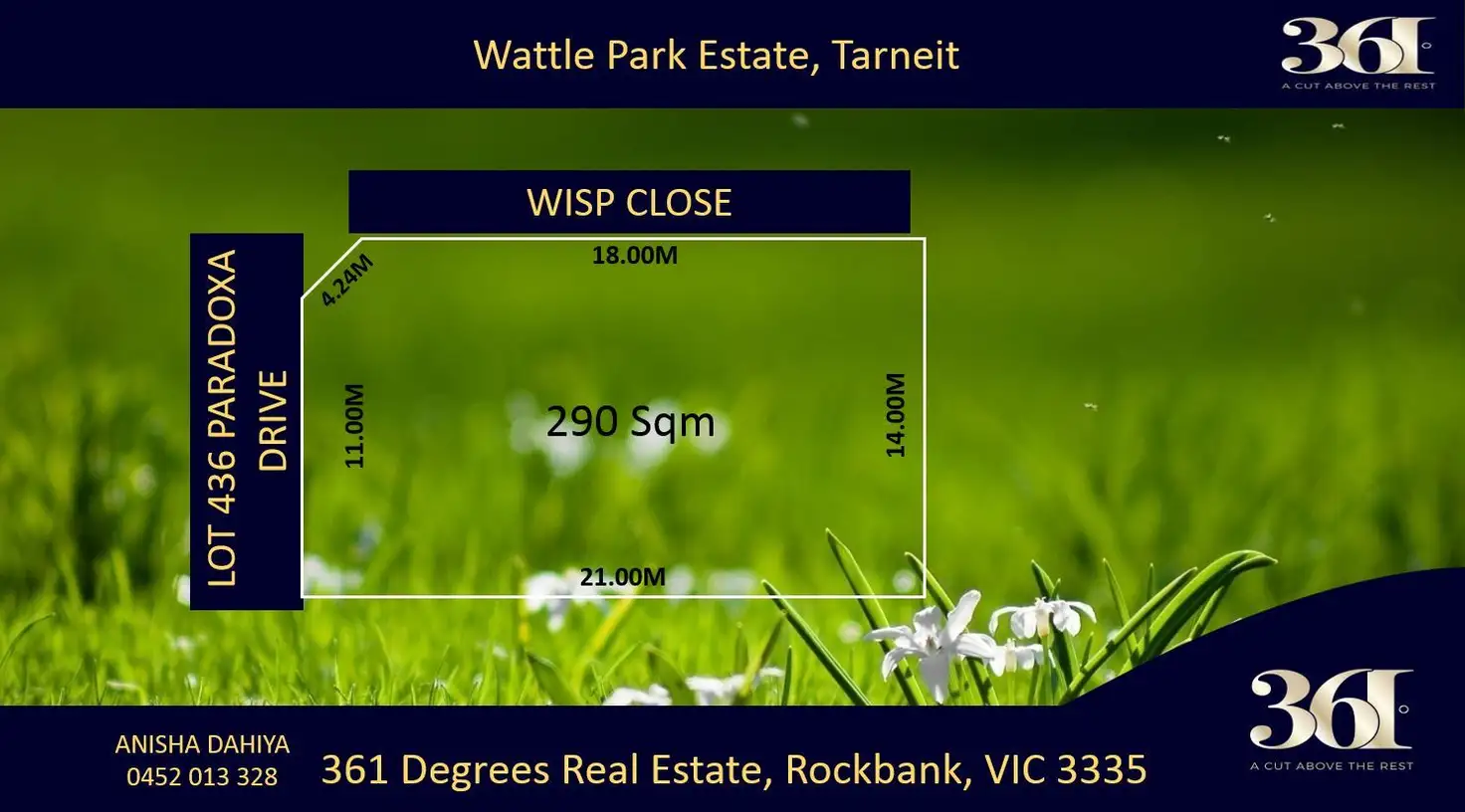 Main view of Homely land listing, LOT 436 Paradoxa Drive, Tarneit VIC 3029