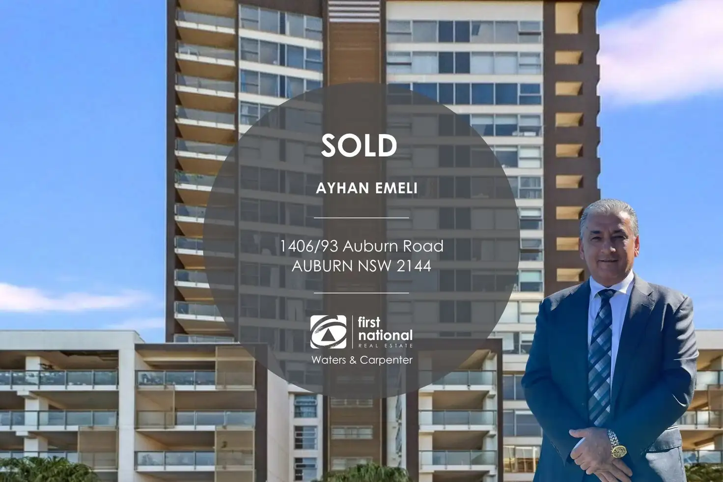 Main view of Homely apartment listing, 1406/93 Auburn Road, Auburn NSW 2144