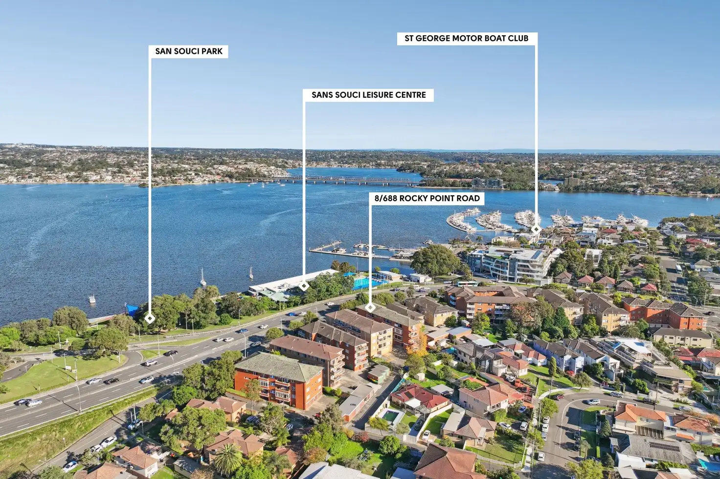 Main view of Homely unit listing, 8/688 Rocky Point (Rear lane access - Doon Dr) Road, Sans Souci NSW 2219