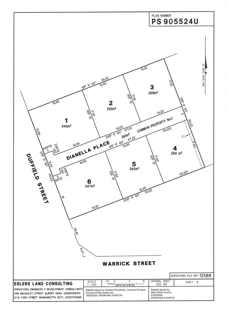 Fifth view of Homely land listing, LOT 1-6, 16 Duffield Street, Yarrawonga VIC 3730