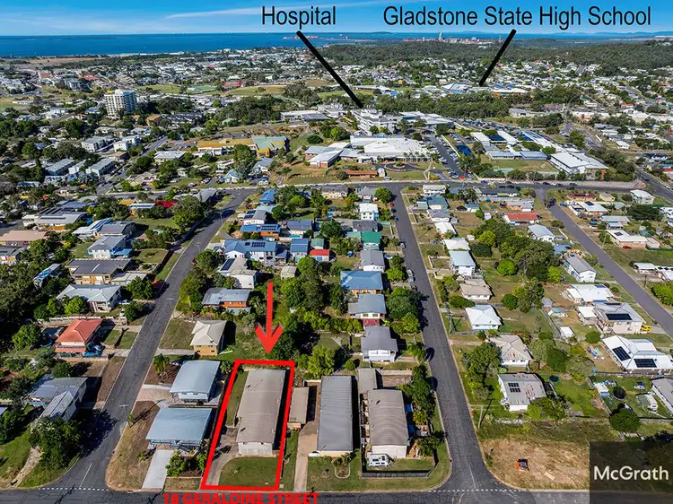 Main view of Homely block of units listing, 1,2,3/18 Geraldine Street, West Gladstone QLD 4680