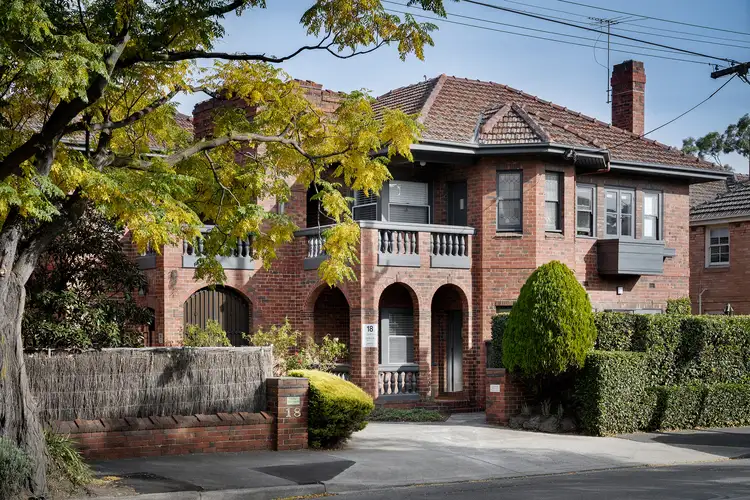 Main view of Homely apartment listing, 1/18 Riversdale Road, Hawthorn VIC 3122