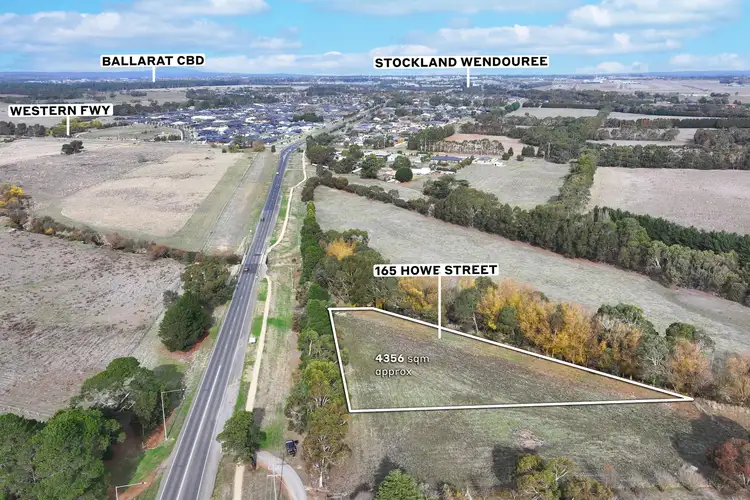 Third view of Homely land listing, 165 Howe Street, Miners Rest VIC 3352