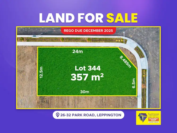 Main view of Homely land listing, LOT 344, 26-52 Park Road, Leppington NSW 2179