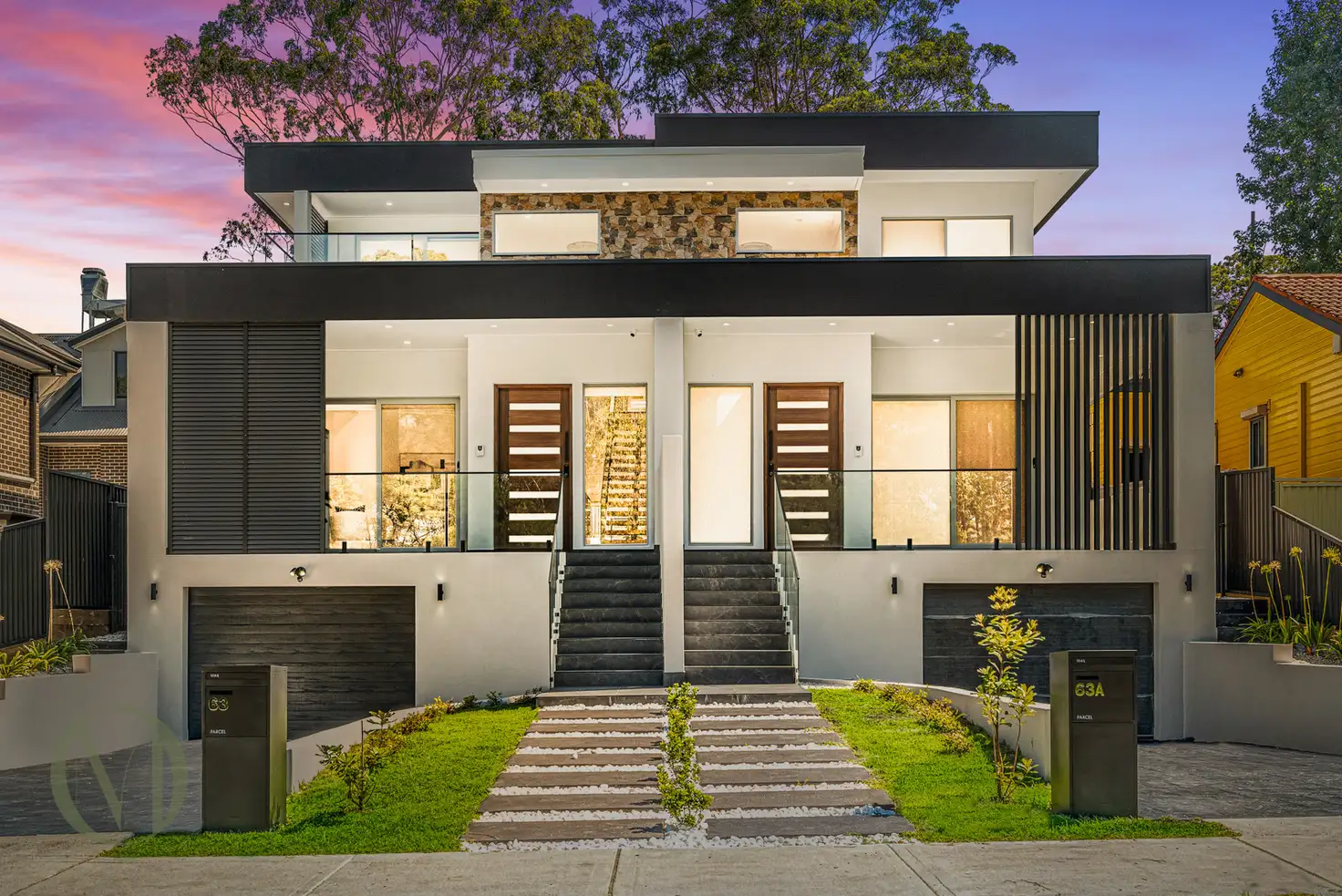 Main view of Homely semi-detached listing, 63A Moffatts Drive, Dundas Valley NSW 2117