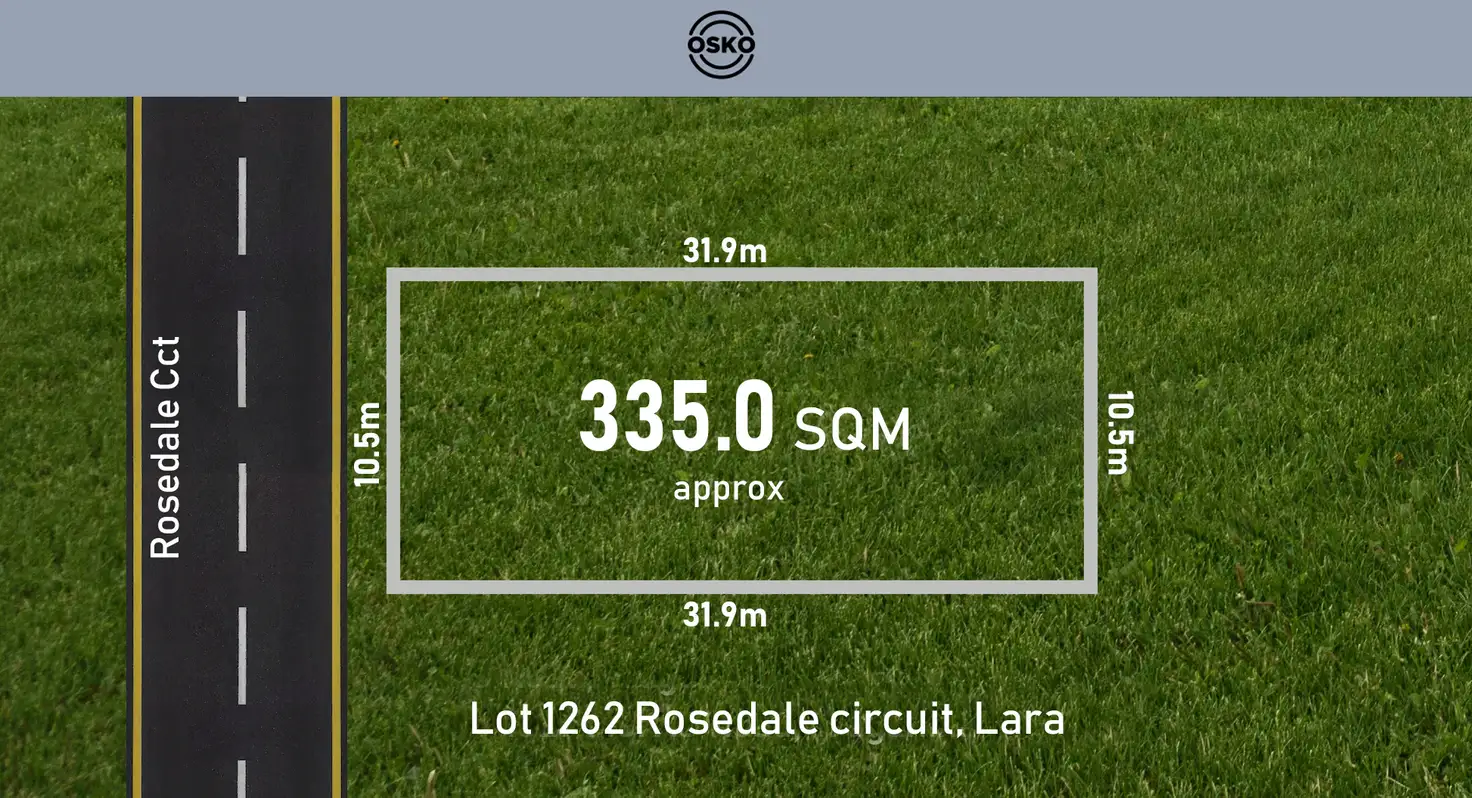 Main view of Homely land listing, LOT 1262 Rosedale Circuit, Lara VIC 3212