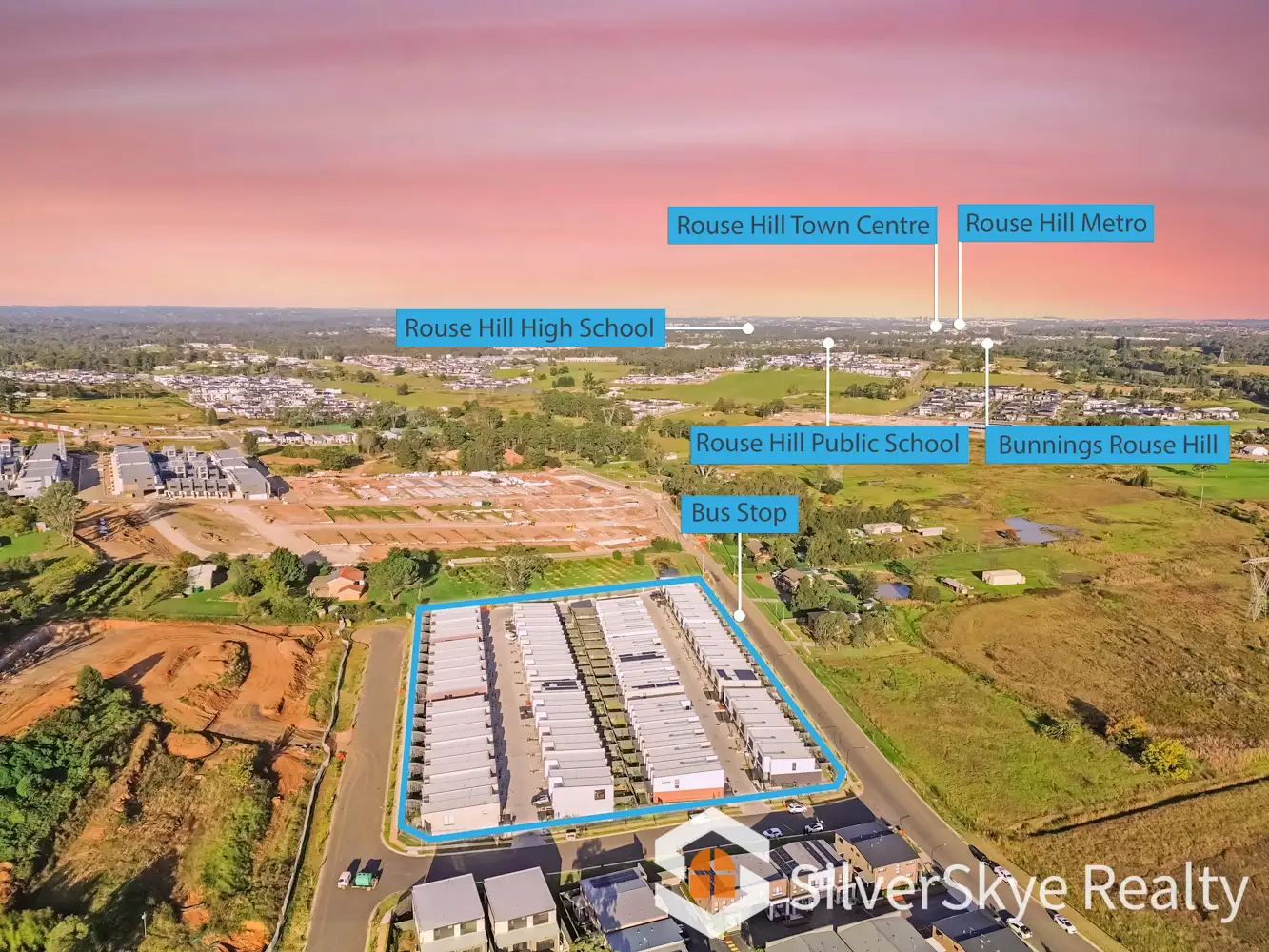 Main view of Homely townhouse listing, 32 Rubidea Street, Box Hill NSW 2765