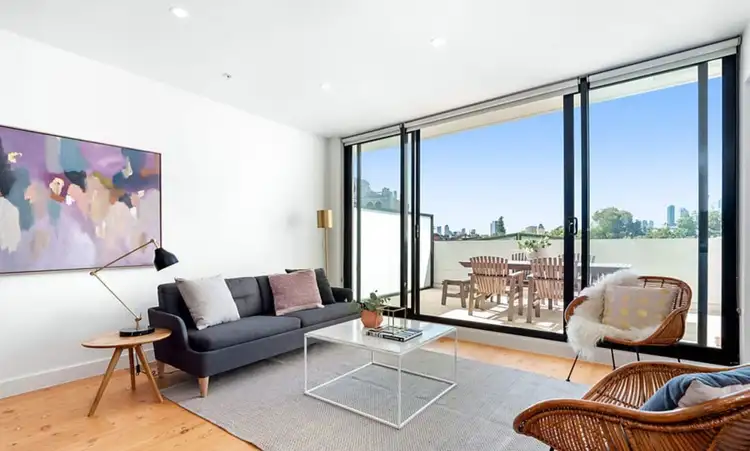 Second view of Homely apartment listing, 201/87 Dundas Place, Albert Park VIC 3206