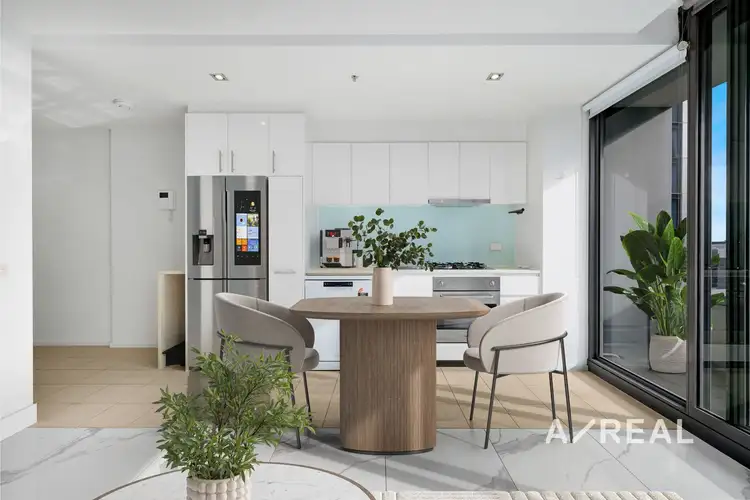 Second view of Homely apartment listing, 2403/8 Downie Street, Melbourne VIC 3000