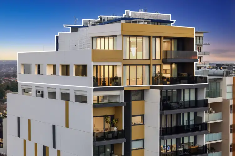 Second view of Homely apartment listing, Penthouse/23 George Street, Burwood NSW 2134
