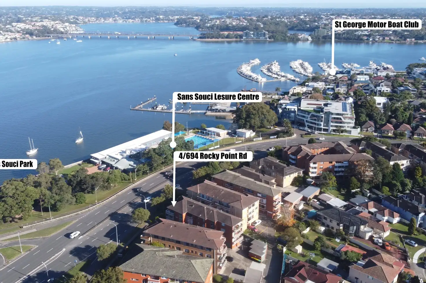 Main view of Homely unit listing, 4/694 Rocky Point Road, Sans Souci NSW 2219