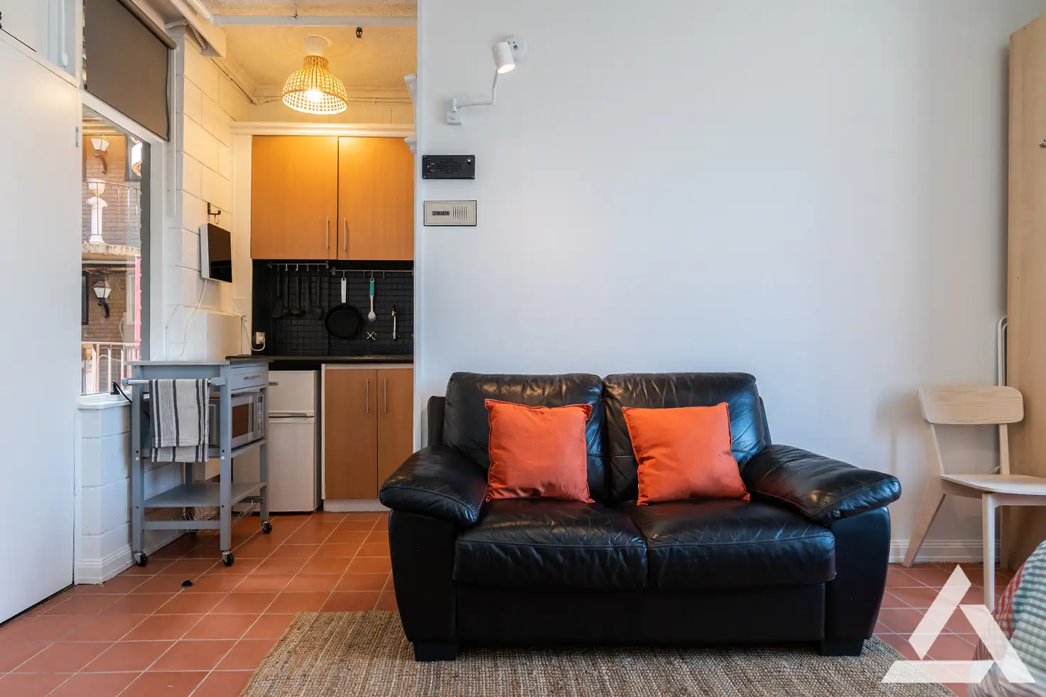 Main view of Homely studio listing, 603/500 Flinders Street, Melbourne VIC 3000