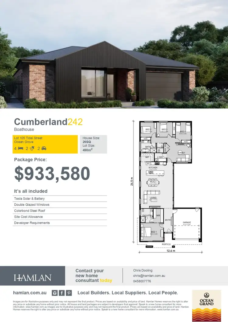 Seventh view of Homely land listing, LOT 105 Tidal Street, Ocean Grove VIC 3226