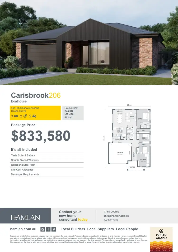 Third view of Homely land listing, LOT 138 Onshore Avenue, Ocean Grove VIC 3226