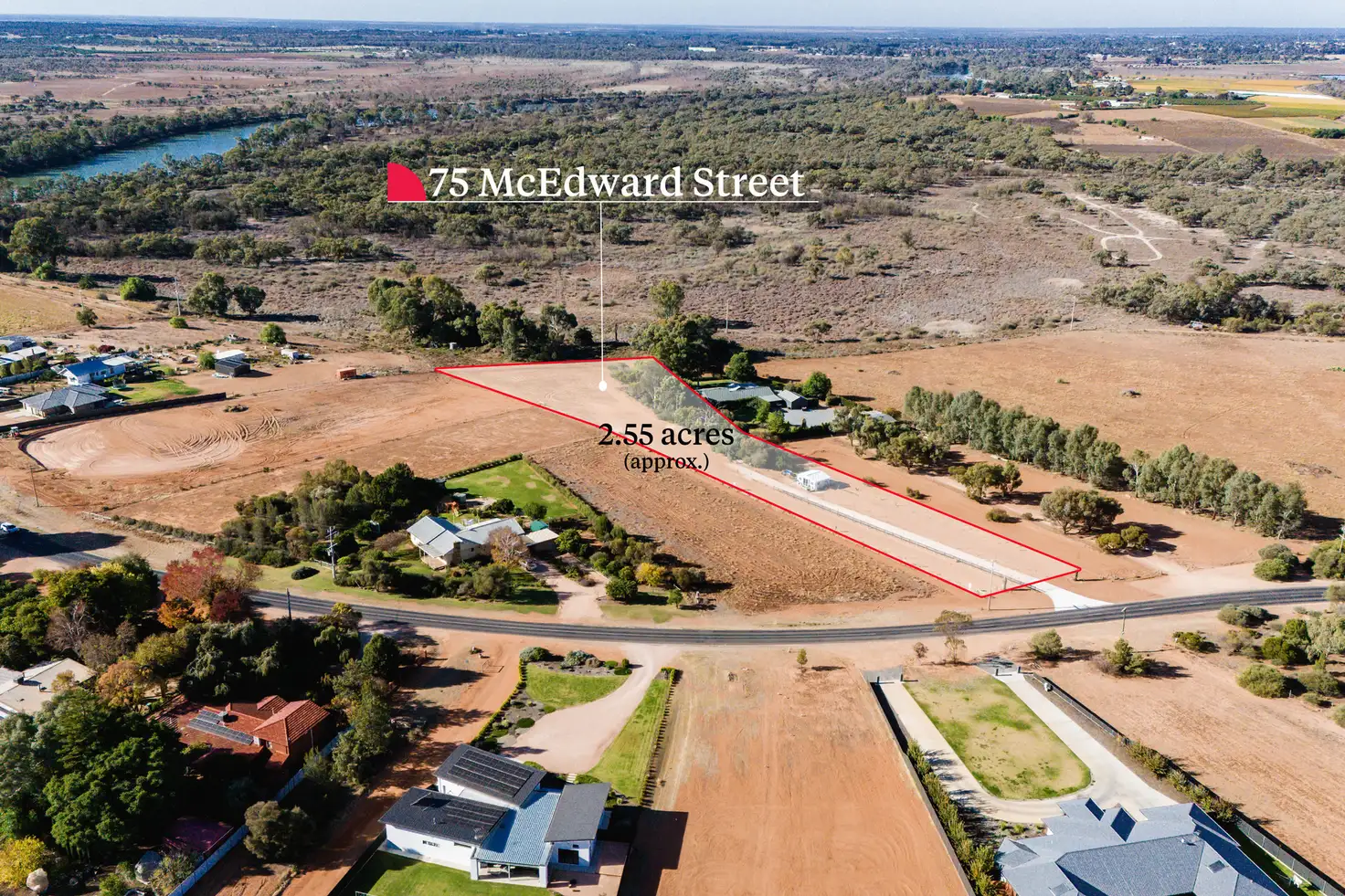 Main view of Homely land listing, 75 McEdward Street, Birdwoodton VIC 3505