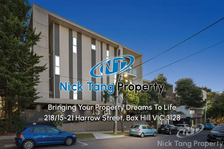 Main view of Homely apartment listing, 218/15-21 Harrow Street, Box Hill VIC 3128