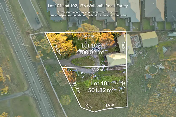 LOT 101, 176 Wollombi Road, Farley NSW 2320