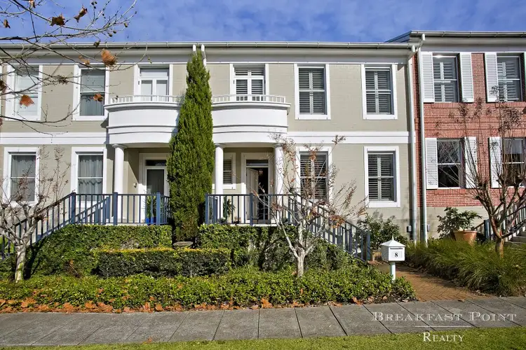Main view of Homely townhouse listing, 8 Breakfast Point Boulevard, Breakfast Point NSW 2137