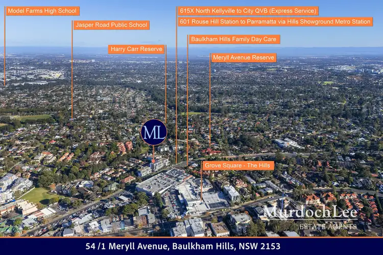 Fourth view of Homely apartment listing, 54/1 Meryll Avenue, Baulkham Hills NSW 2153