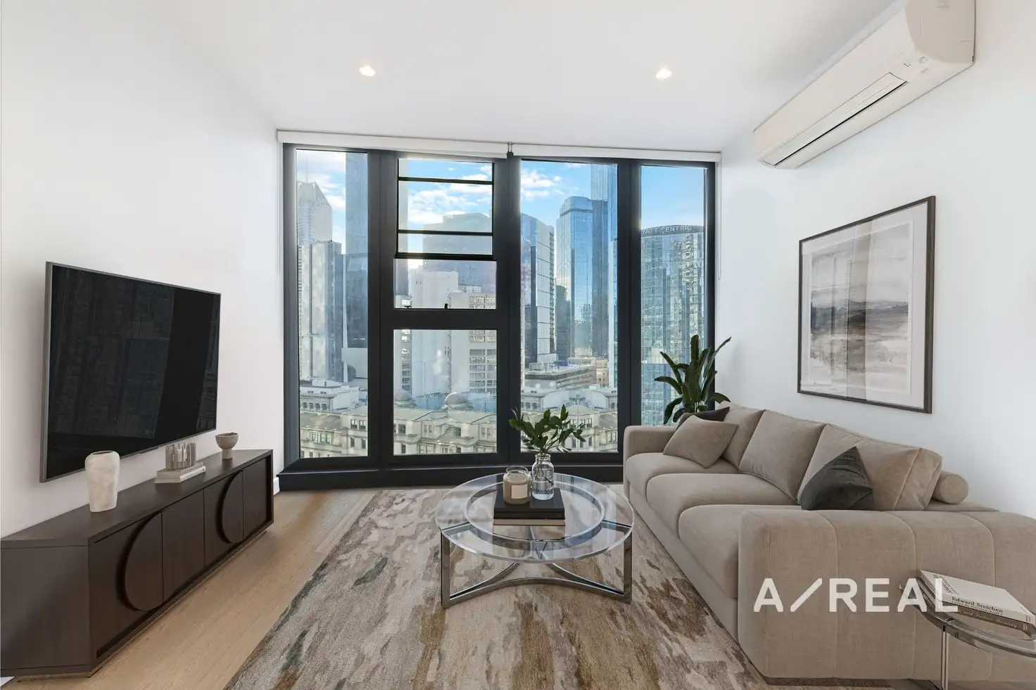 Main view of Homely apartment listing, 1302/628 Flinders Street, Docklands VIC 3008