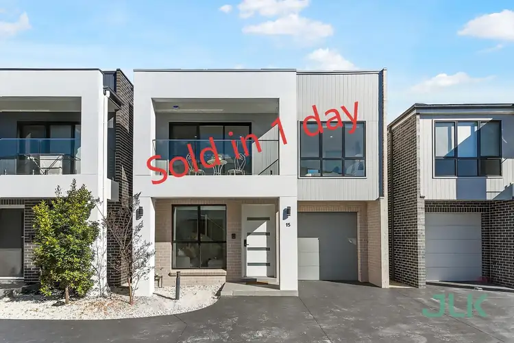 Main view of Homely townhouse listing, 15 Killick Glade, Tallawong NSW 2762