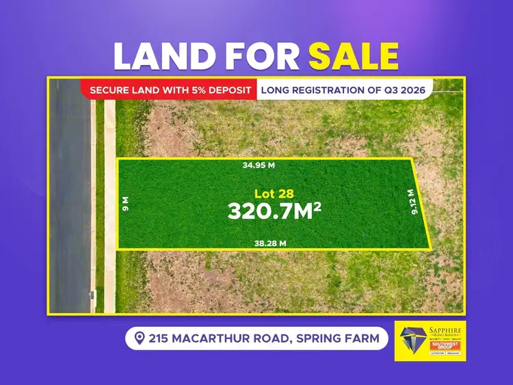 Main view of Homely land listing, LOT 29, 215 MacArthur Road, Spring Farm NSW 2570