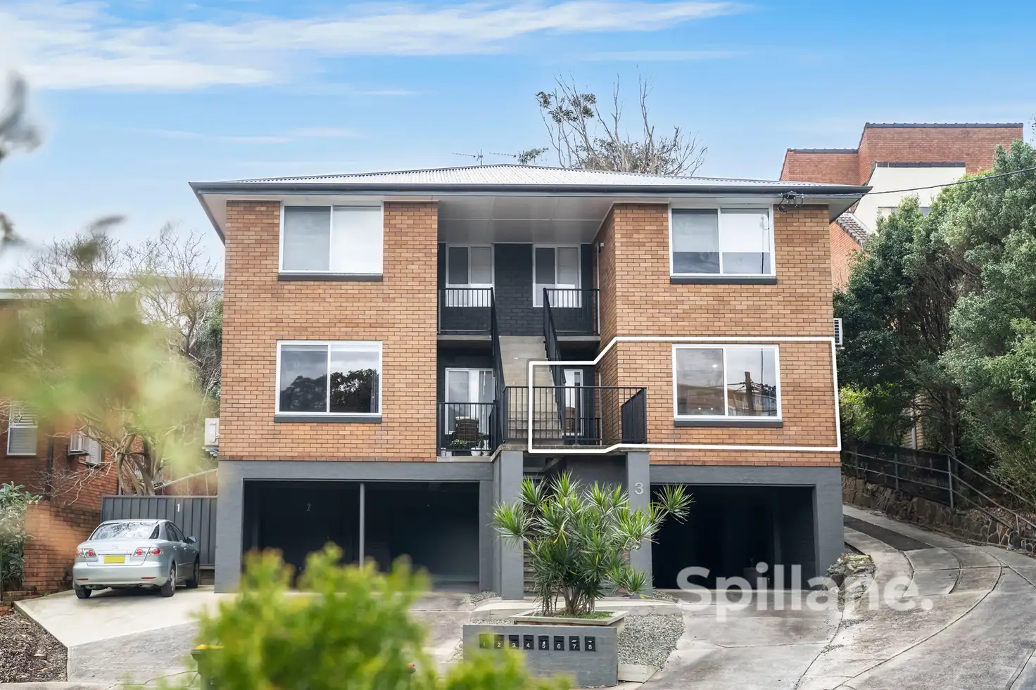 Main view of Homely unit listing, 2/3 Mosbri Crescent, The Hill NSW 2300