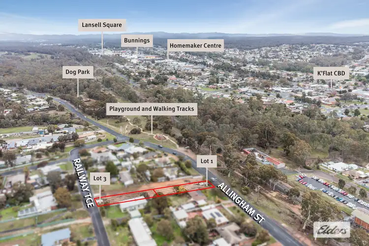 Second view of Homely land listing, LOT 1 & 3, 233 Allingham Street, Kangaroo Flat VIC 3555