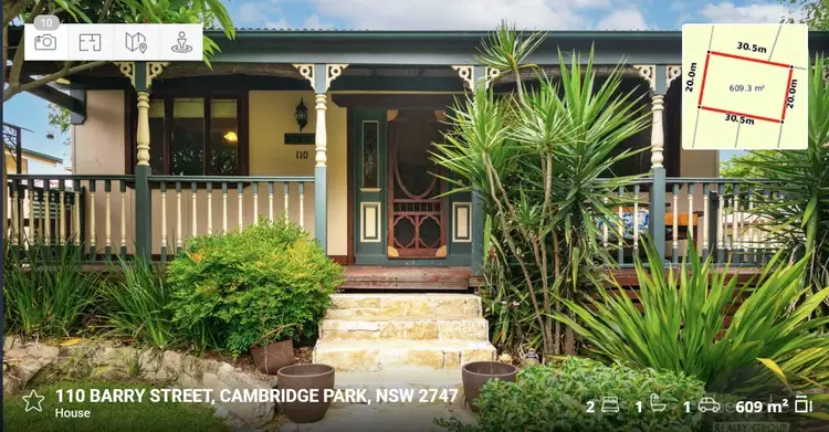 Second view of Homely house listing, 110 Barry Street, Cambridge Park NSW 2747